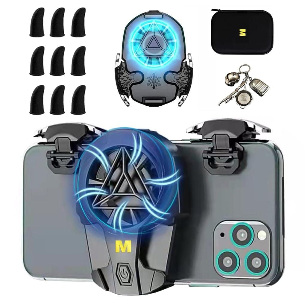 Mobile gaming cooling accessories and thermal management setup for PUBG Mobile high FPS gaming
