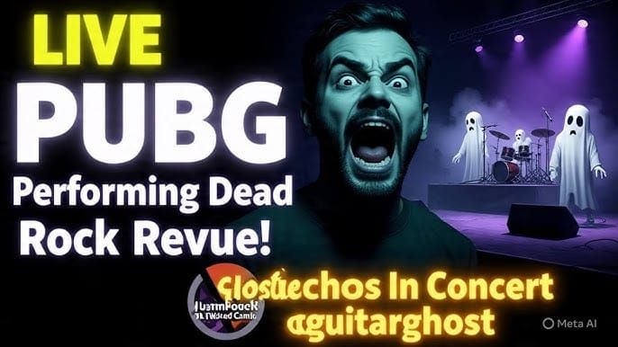 PUBG Mobile Spooky Soirée Performing Dead Concert arena with progress bars and spectral audience