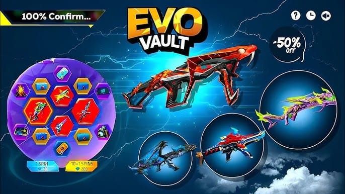Free Fire Evo Vault Guide: Spend 1000 Diamonds on MP40 Cobra Now