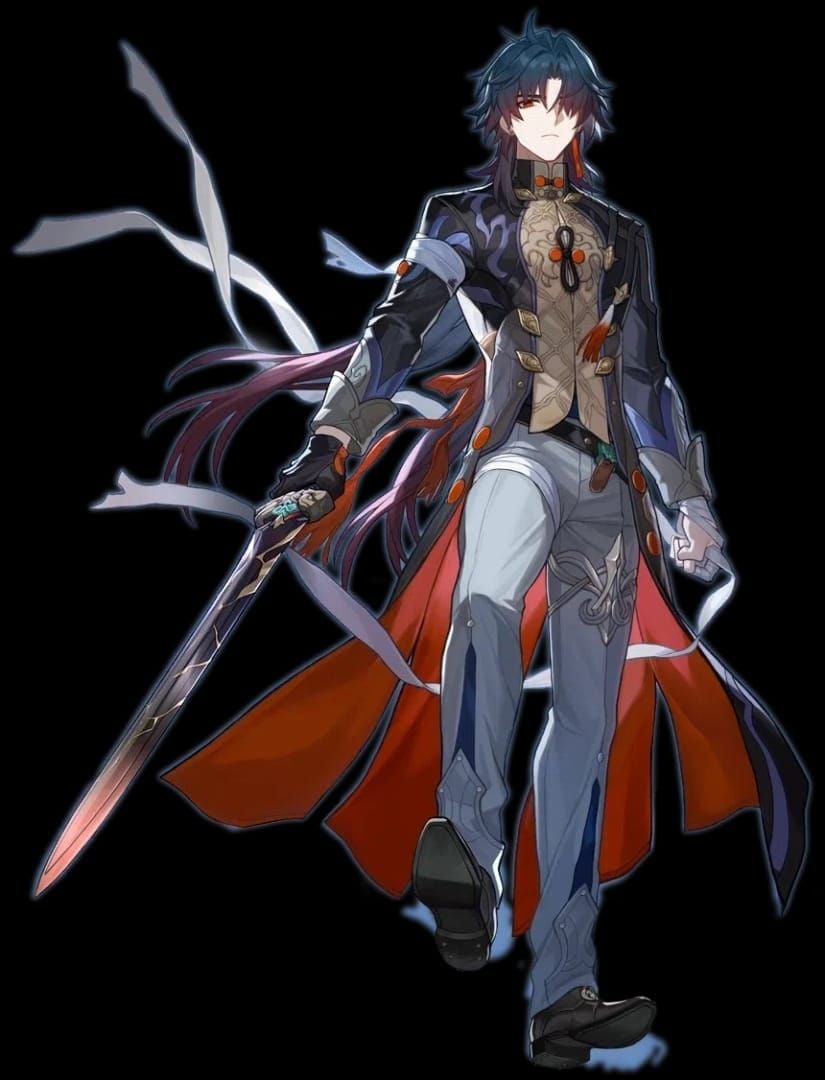 Blade Stellaron Hunter skin artwork from Honkai: Star Rail Fortnite collaboration
