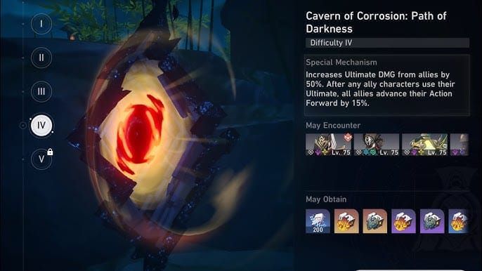 Path of Darkness Cavern interface showing Пленник мрачной темницы and Ashblazing Grand Duke relic sets