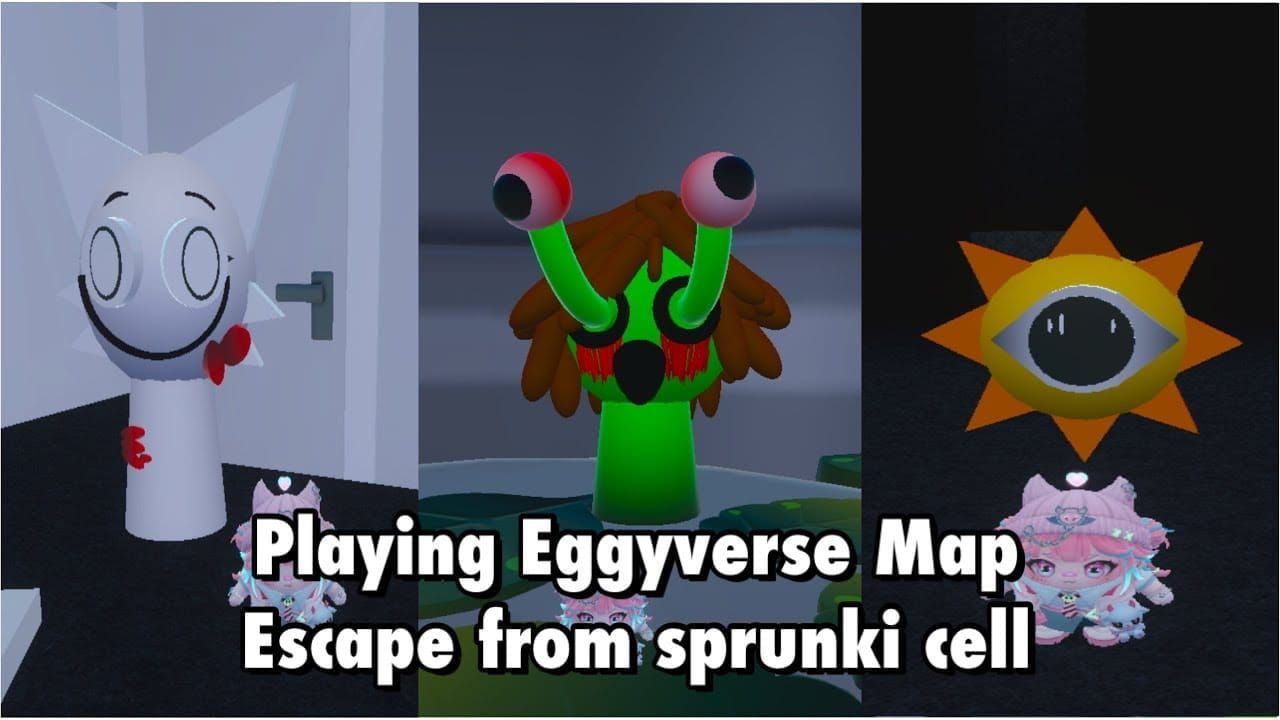 Скриншот игрового процесса пользовательской карты Eggy Party ID 288583