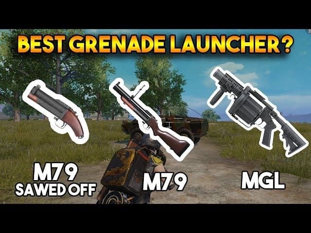 Демонстрация гранатомета «Синяя зона» в PUBG Mobile