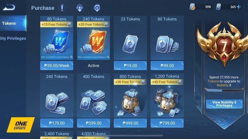 Chart comparing Honor of Kings one-time vs daily recharge stacking returns