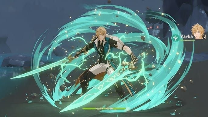 Genshin Impact Varka Elemental Skill Windbound Execution and Burst Northwind Avatar gameplay guide screenshot