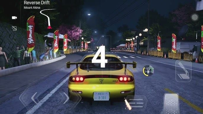Скриншот завершения сюжетного этапа Initial D в Racing Master (SEA), открывающего валюту события и доску заданий