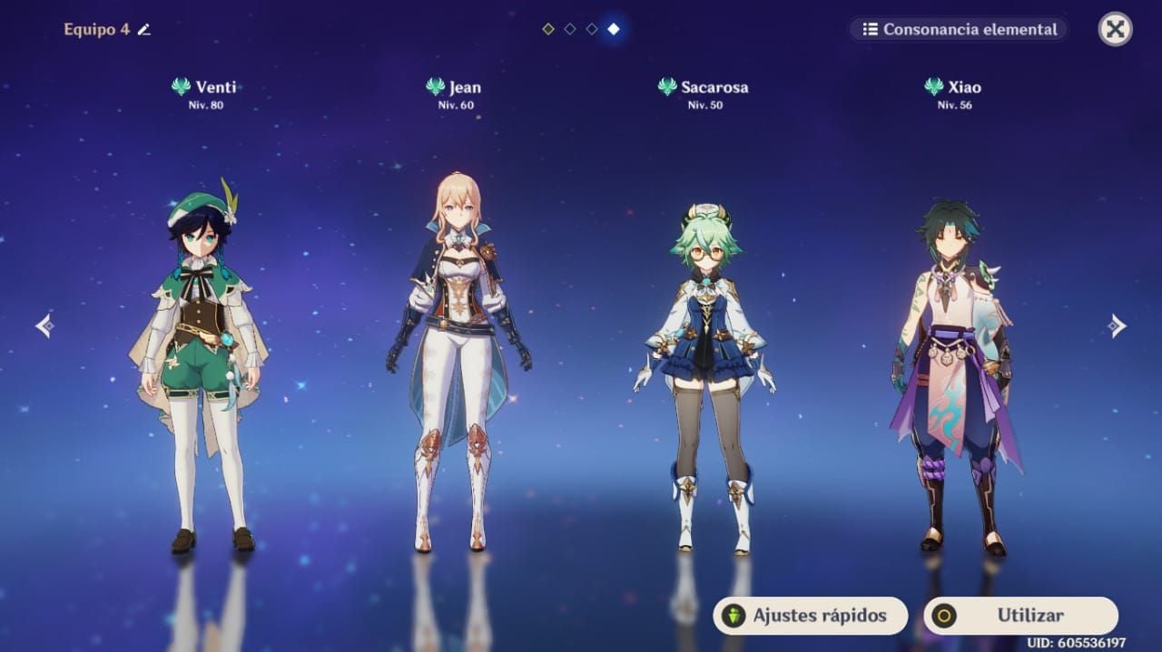 Premium Double Anemo Double Pyro team guide for Varka in Genshin Impact featuring Venti, Durin, and Bennett