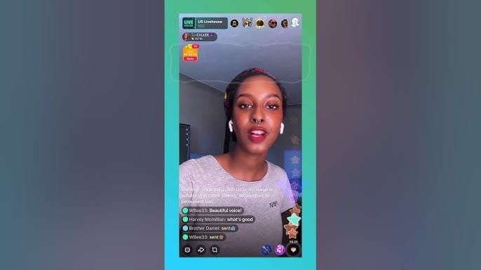 Bigo Live user profile interface showing profile picture, username, and account details