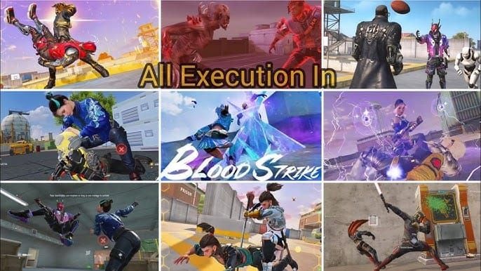 Скриншот Blood Strike, показывающий уязвимость игрока во время анимации добивания