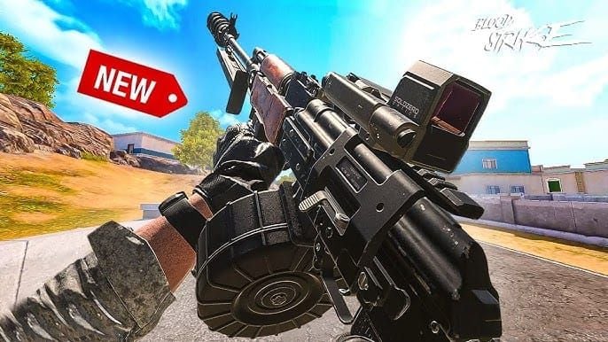 Арт облика оружия RPK Vermilion Silence в Blood Strike
