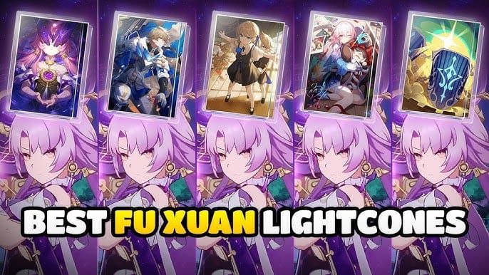 Comparison of Honkai Star Rail Fu Xuan 9000 HP vs 2000 DEF builds EHP and heals