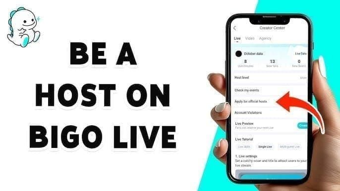 Календарь Creator Center BIGO Live и интерфейс отслеживания квот