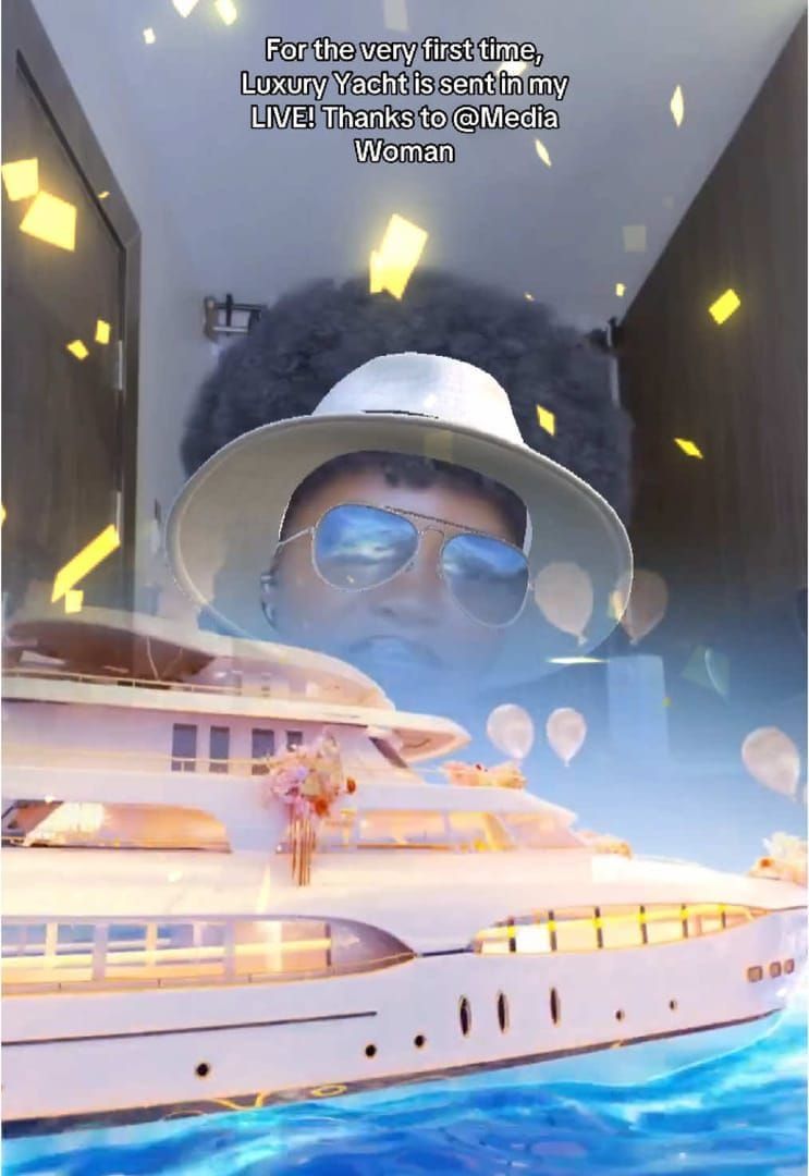 Likee Yacht premium gift icon costing 5000 diamonds for live stream gifting